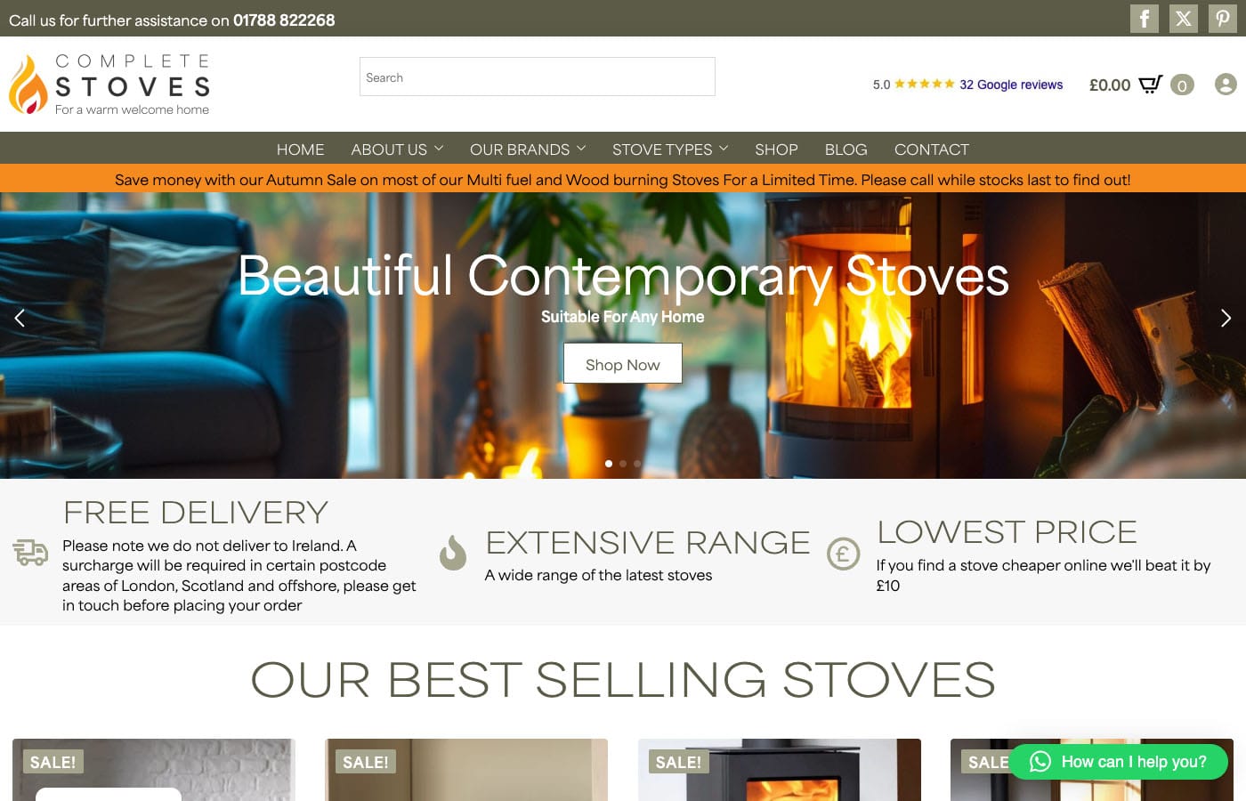 Modern wood burning stoves for stylish home heating