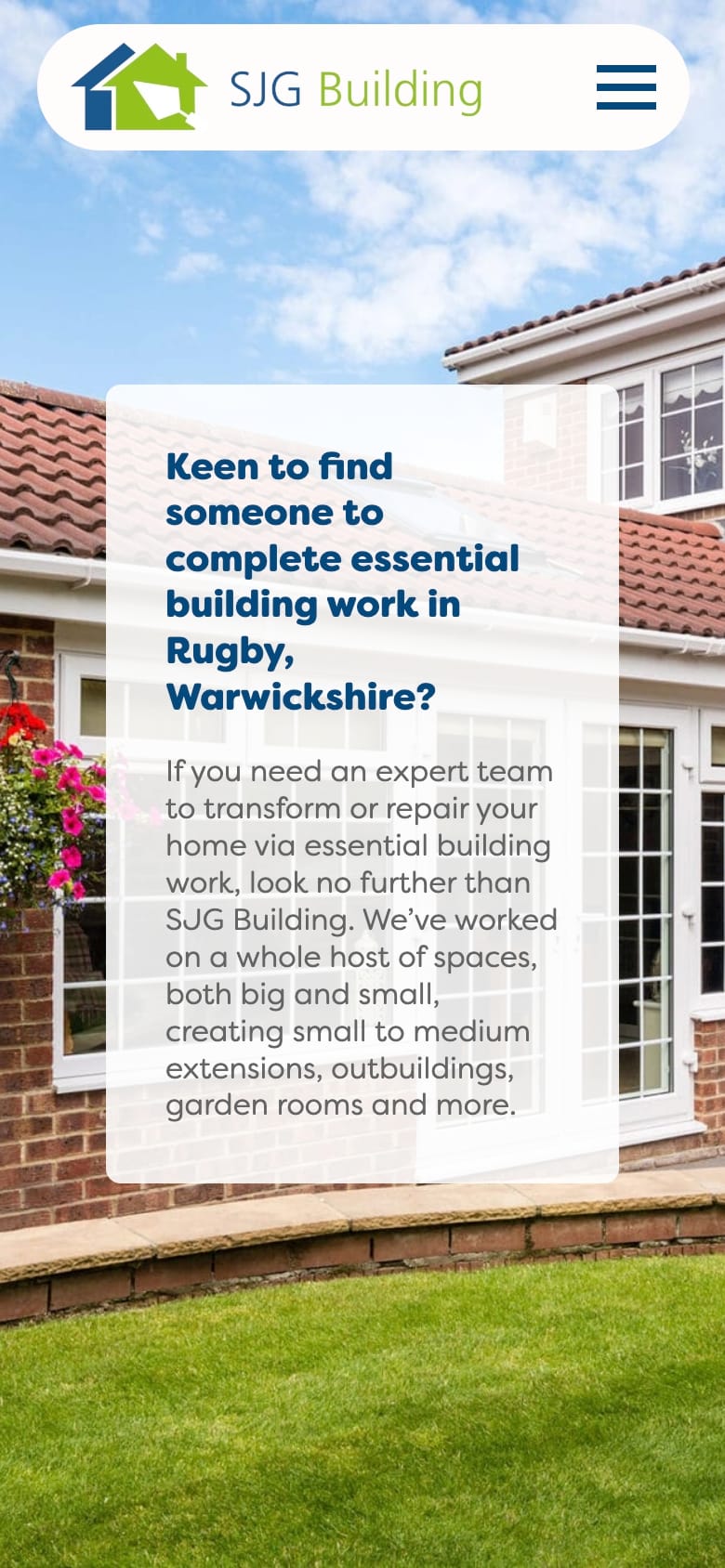 SJG Building home improvement and extension services